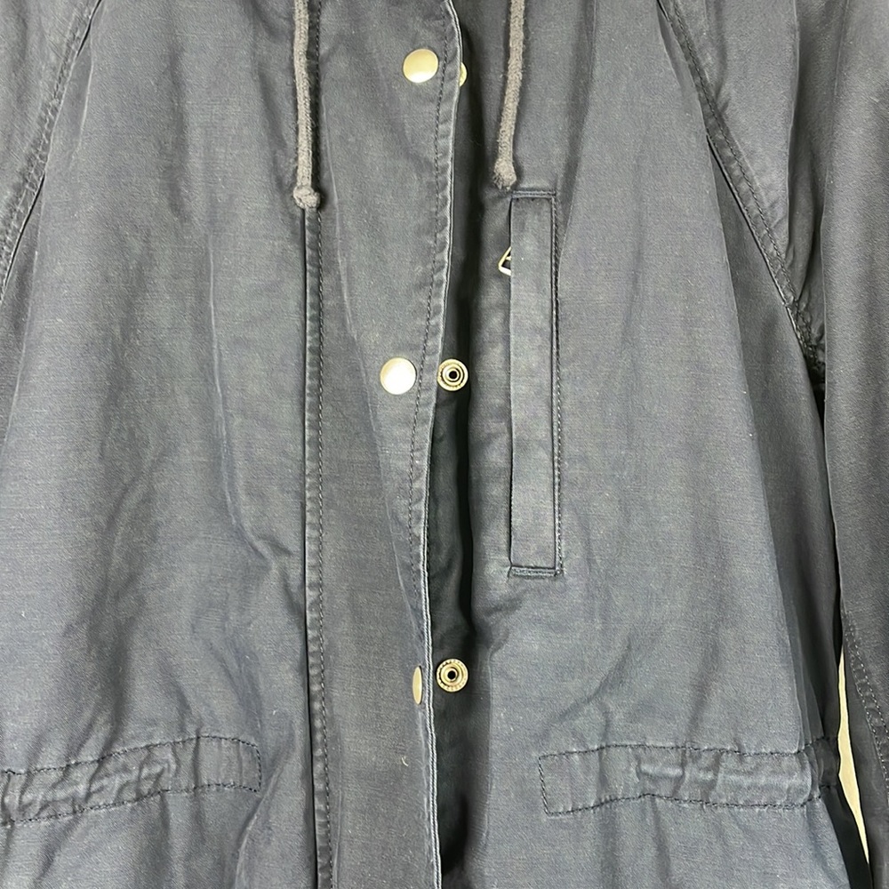Gap Full Zip Snap Closure Removeable Lining Draws… - image 3